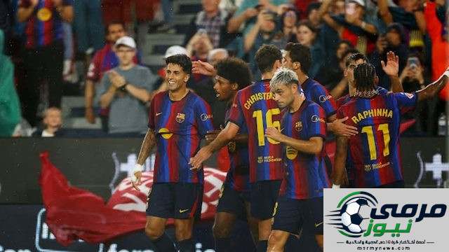 نهاية المباراة .. سباعية قاتلة من برشلونة في شباك راسينغ