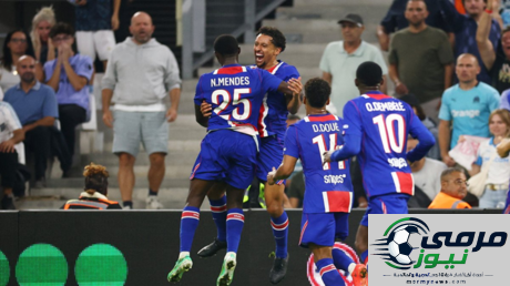 باريس سان جيرمان يسقط مارسيليا بثنائية في كلاسيكو الدوري الفرنسي