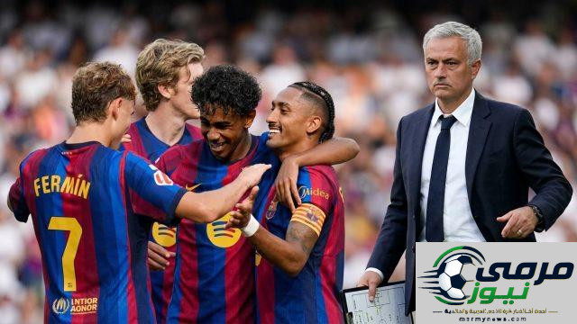 برشلونة يضع مورينيو أمام سؤال صعب