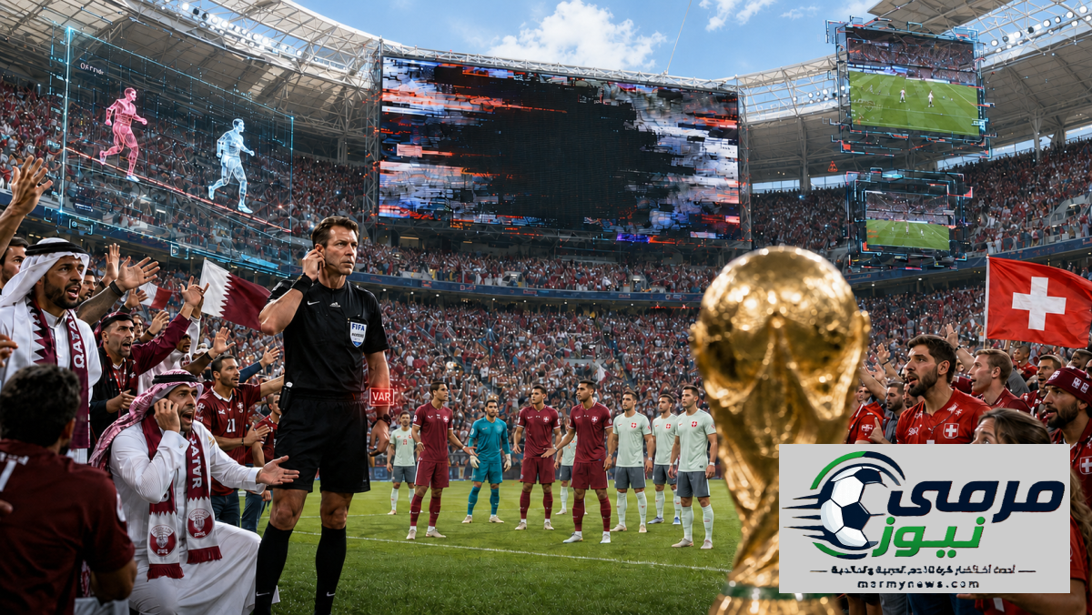 قطر وسويسرا.. حين تصمت الشاشة ويتكلم الشك ولاعزاء لتقنيات الفيفا