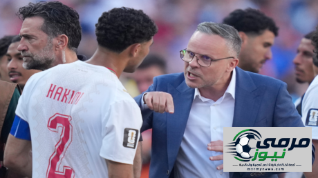 "هدفنا التتويج بكأس العالم".. أول تعليق من محمد وهبي بعد تأهل المغرب لدور الـ32
